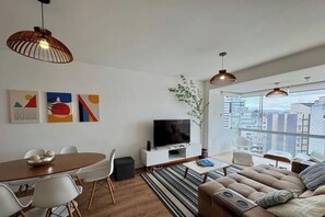 Living area - Duplex with private pool - Av. North Seashore (Florianópolis)