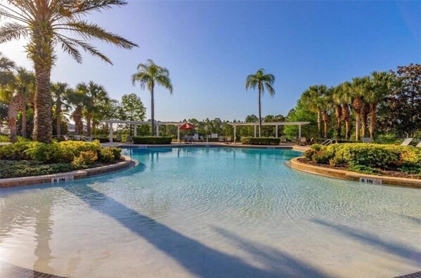 A heated pool - Magical Orlando Disney Family Villa (Davenport)