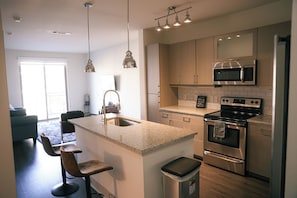 Private kitchen - Luxurious Stay in a Spacious Centrally-Located Condo (Dallas)