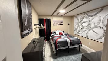 2 dormitorios, tabla de planchar con plancha, wifi gratis y ropa de cama