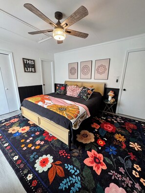 4 dormitorios, tabla de planchar con plancha, wifi y ropa de cama