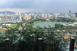 Blick von der Unterkunft