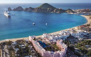 منظر من الجو على ارتفاع عالٍ