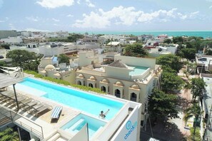 Apartment, Accessible | 2 bedrooms - Penthouse w Private Jacuzzi Steps to 5thav Beach (Playa del Carmen)