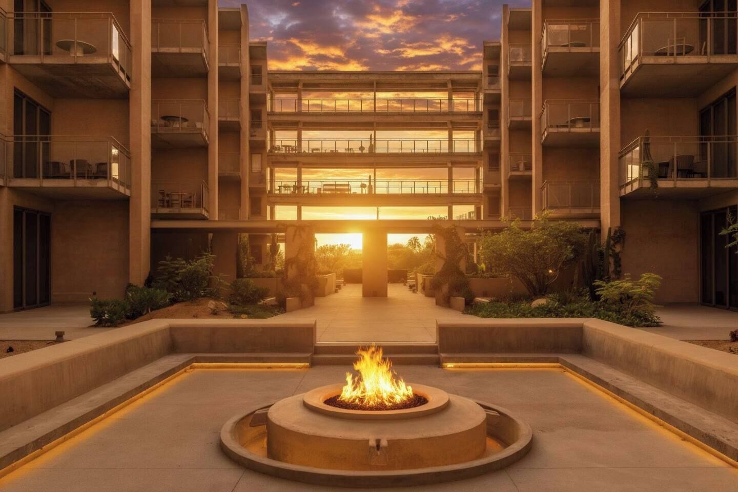 Enceinte de l’hébergement