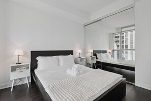 1 bedroom, iron/ironing board, Internet, bed sheets
