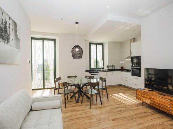 Living area - Torre dels Bous Apartment 1-A (Hostalric)