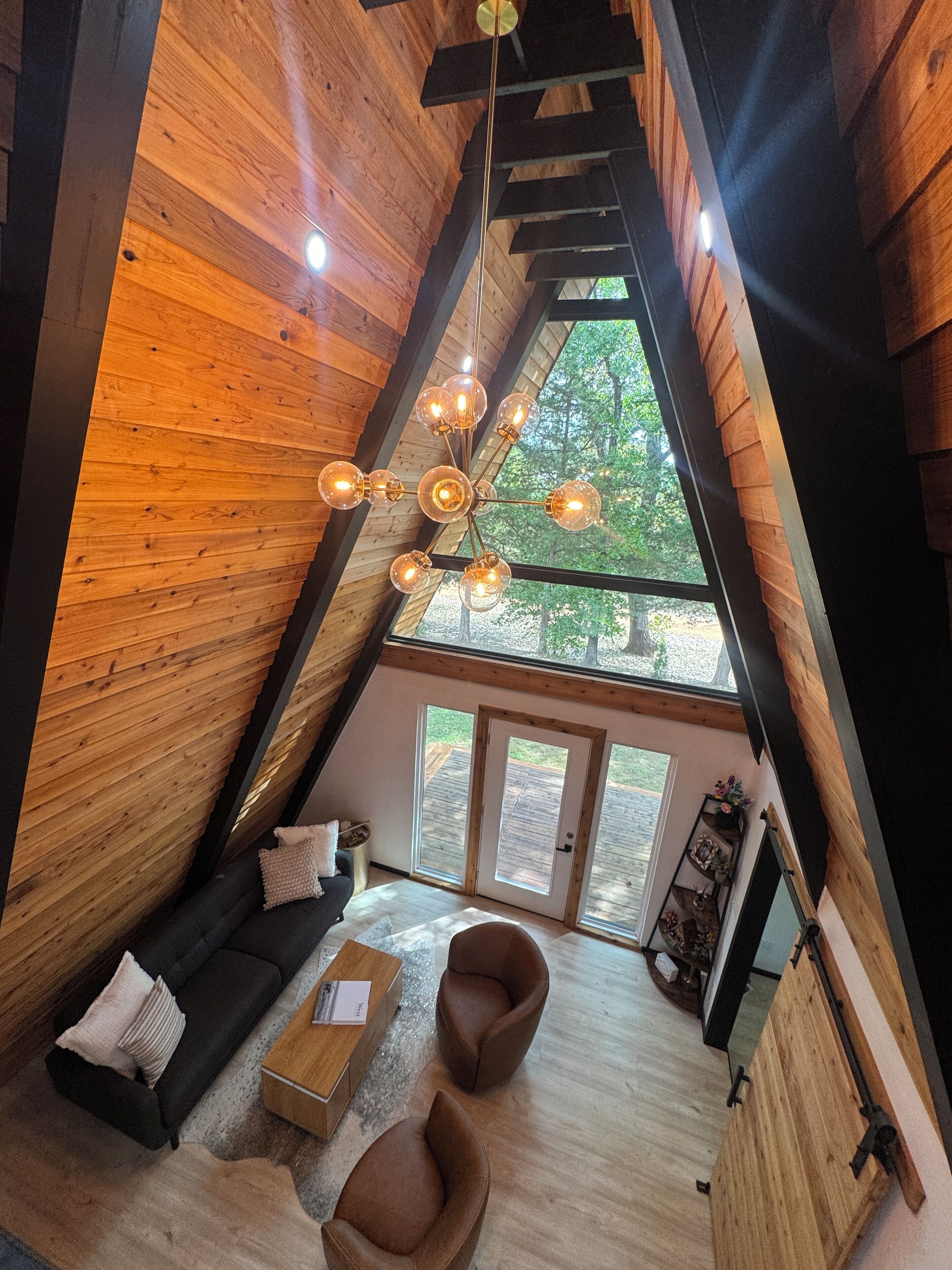 View from loft bedoom