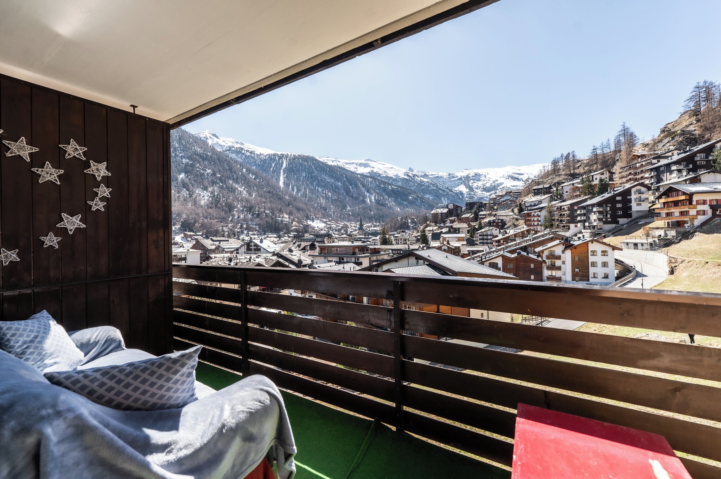 Appart'hôtel Familial, balcon, vue montagne | Terrasse/Patio