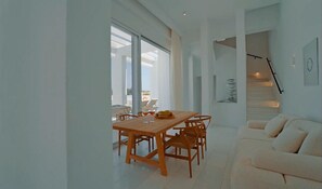 Luxury Villa, Balcony, Garden View | Living area | 50-inch Smart TV with satellite channels, Netflix, streaming services - Seapalm Villa (Rhodes)