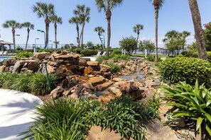 Property grounds - GSSSR 502C- Best Of Both Worlds! Lagoon & Beach! Great Pool & Hot Tub! (Gulf Shores)