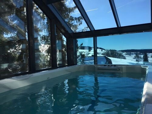 Apartment 'Atemlos' mit Spa-Bereich und Bergblick