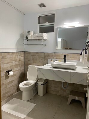 Bathroom - Pool Deck Studio Suite | Modern Stay in Belmopan (Belmopan)