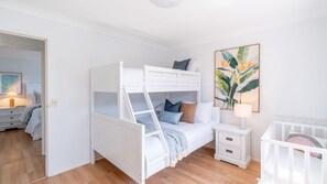 3 bedrooms, iron/ironing board, travel cot, free WiFi