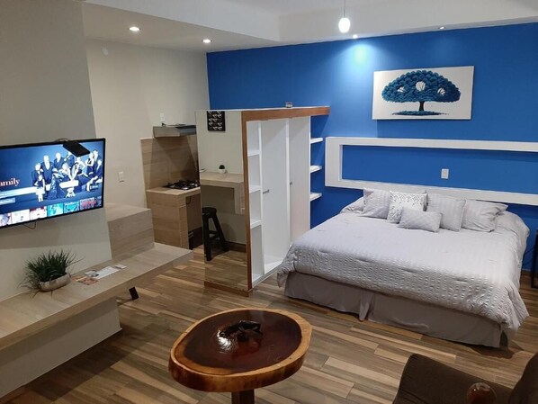 Premium bedding, memory-foam beds, free minibar items, in-room safe