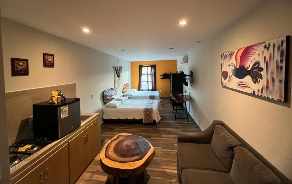 Camas con efecto memoria y artículos del minibar gratis 