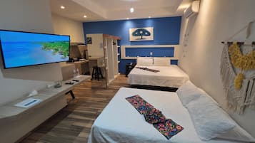 Studio « Premier », 1 chambre, coin cuisine, vue jardin