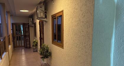 Cozy 1-bedroom apartment in beautiful Lomé with AC and internet.