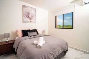 2 bedrooms, iron/ironing board, WiFi, bed sheets - Magnificent surrounded by green areas (Cancún)