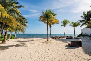 Accommodatie ligt op het strand