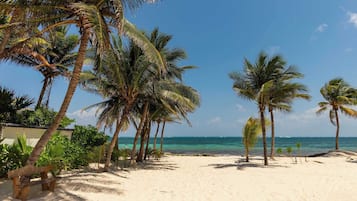 On the beach