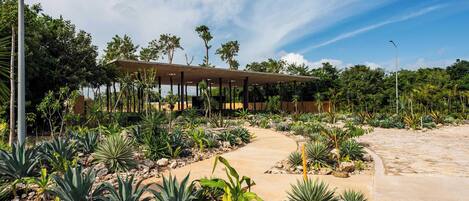 Overnattingsstedets uteområder