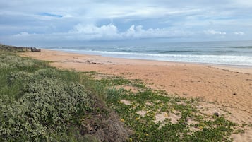 On the beach