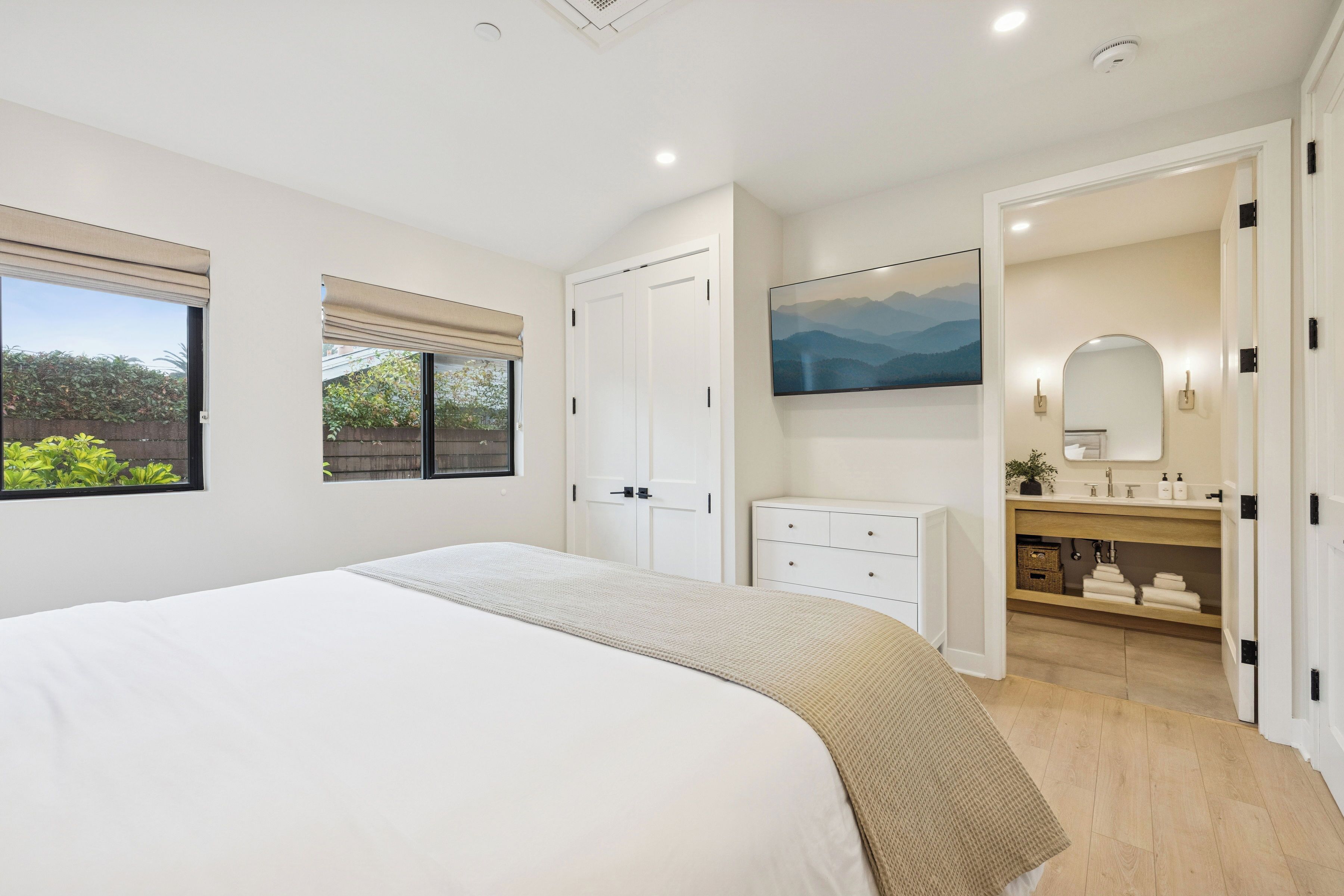 Leilighet – superior | Sengetøy av topp kvalitet, memory foam-senger og strykejern/-brett