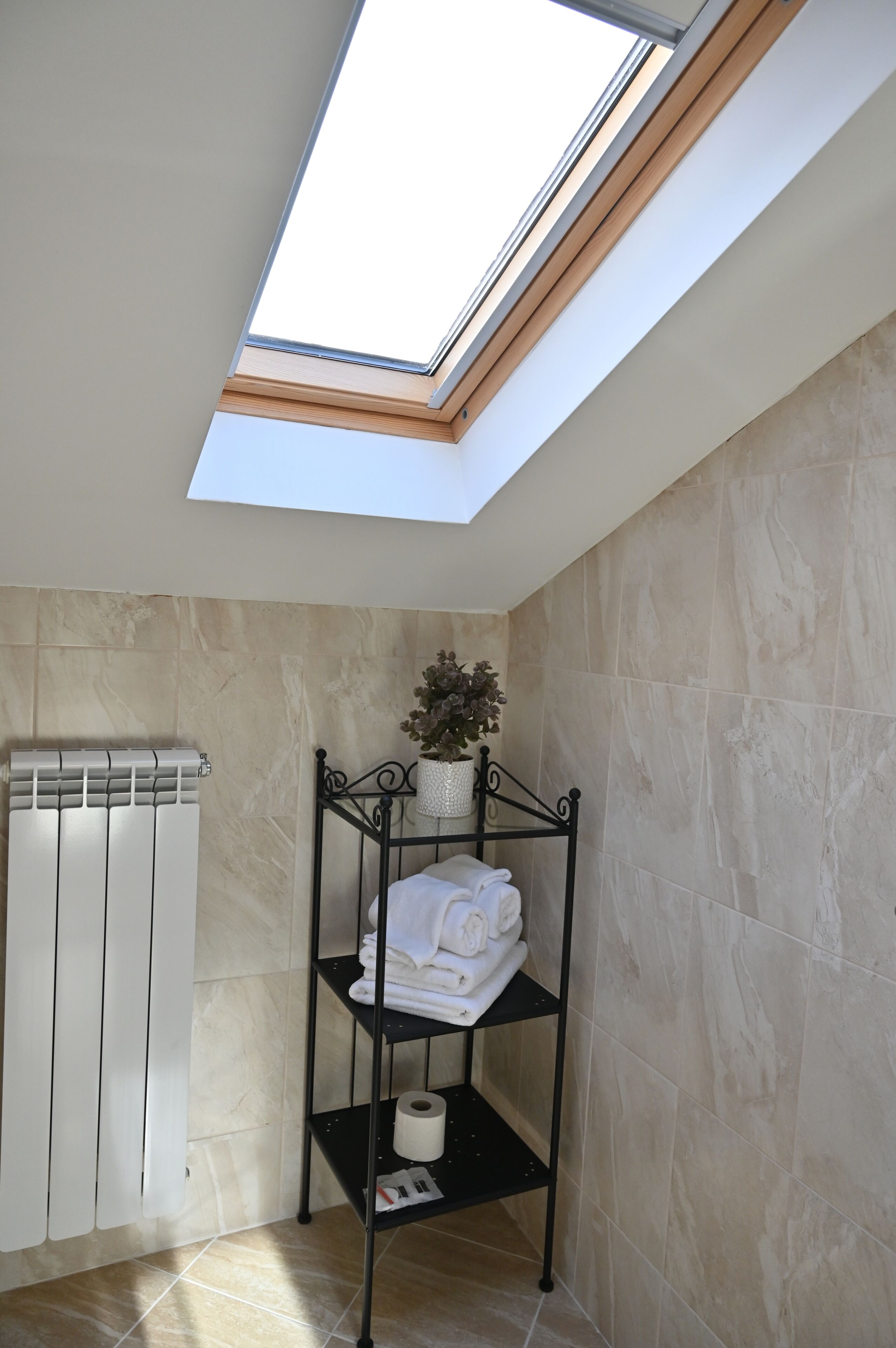 Family Double Room | Bathroom | Shower, hair dryer, towels, soap