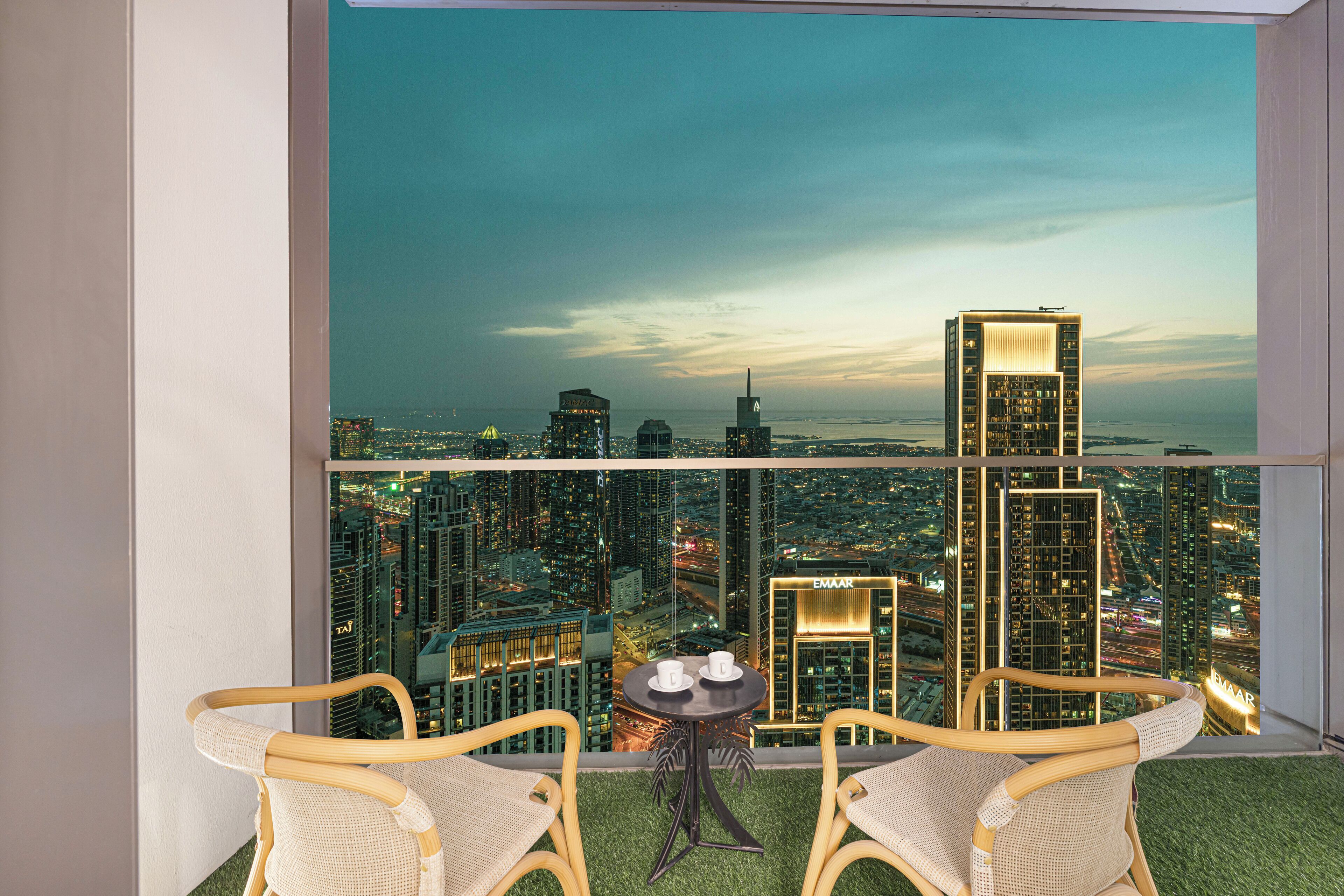 Appartamento Luxury, 2 camere da letto, piscina privata, vista mare | Terrazza/patio