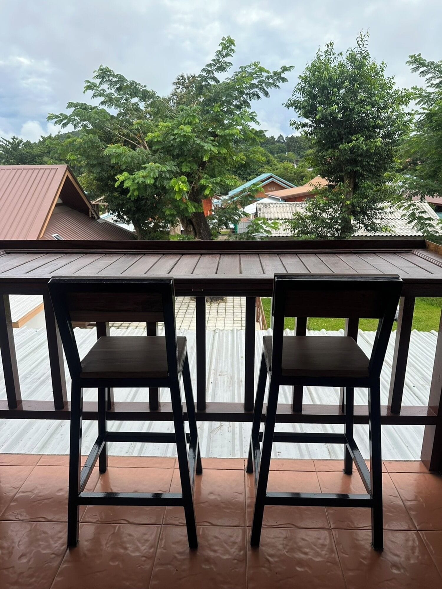 Chambre Deluxe avec lits jumeaux | Vue depuis le balcon