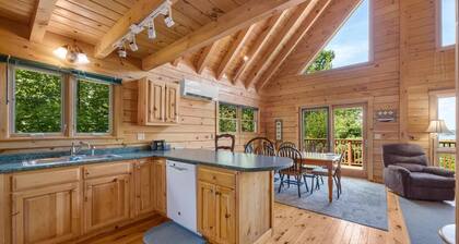Water-View Three-Bedroom Cabin in Bar Harbor. Close to Acadia National Park & Downtown | Sleeps 10