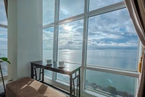 Uitzicht vanuit accommodatie