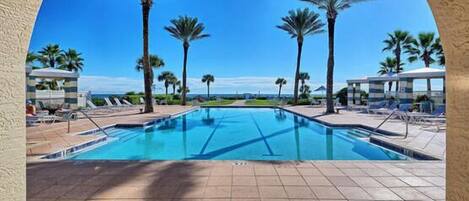 Una piscina climatizada