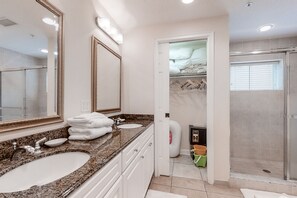 Shower, hair dryer
