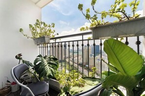 Uitzicht vanuit accommodatie