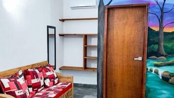 Family Double Room | Free minibar, desk, free WiFi, bed sheets