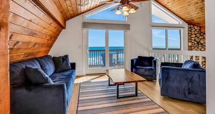 Oceanfront 3-Story Flagler Beach Home with Deck, Fireplace, Pets OK