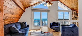 Oceanfront 3-Story Flagler Beach Home with Deck, Fireplace, Pets OK