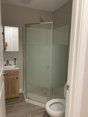 Haartrockner, Handtücher, Seife, Toilettenpapier