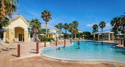 Dog-friendly lakefront condo with pools, hot tub, gym, game room & beach access