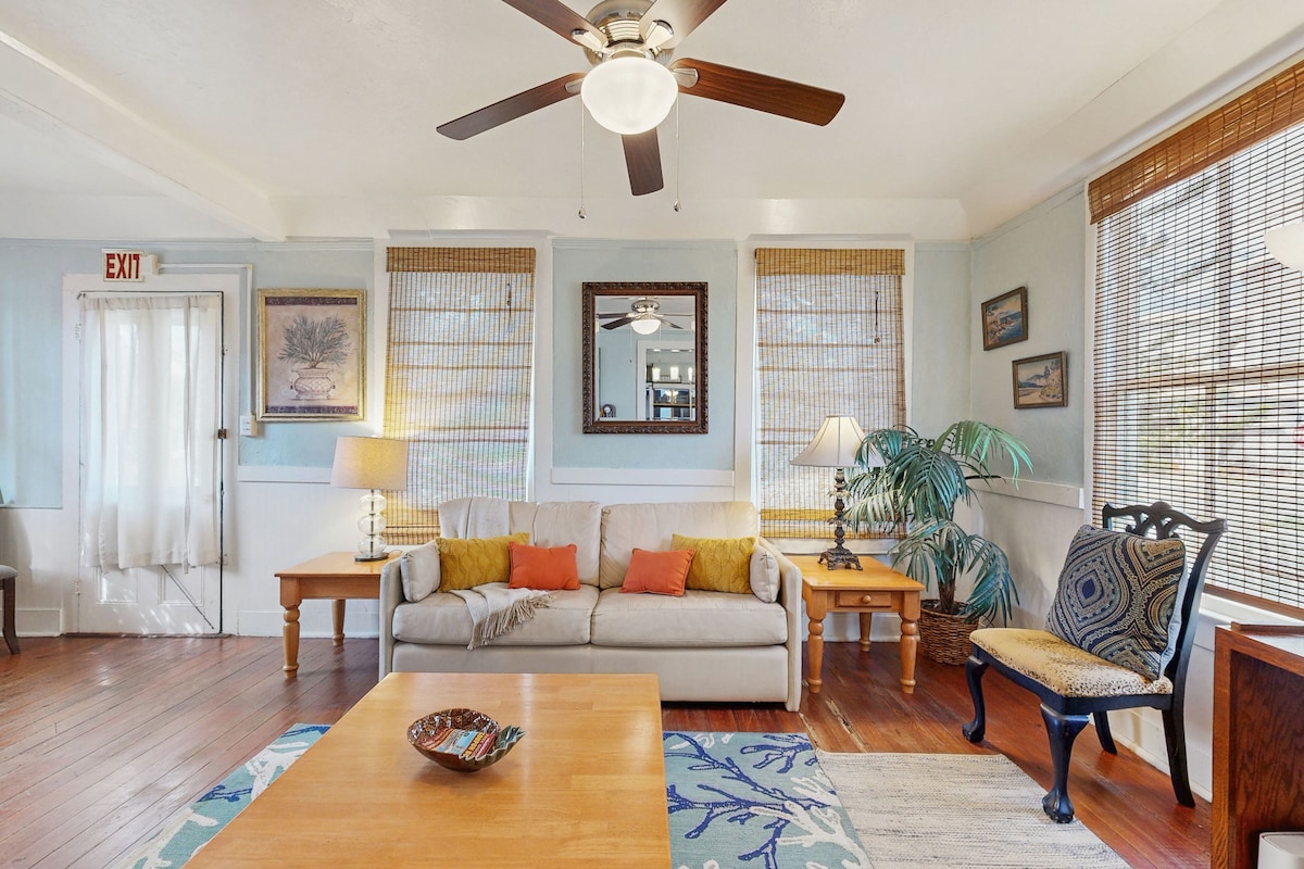 Photo 5 of Charming, historic home with balcony, enclosed yard, A/C - near downtown & beach