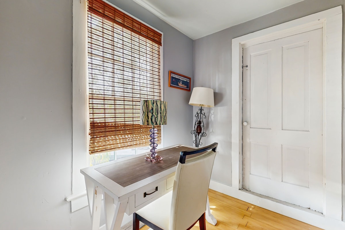 Photo 11 of Charming, historic home with balcony, enclosed yard, A/C - near downtown & beach
