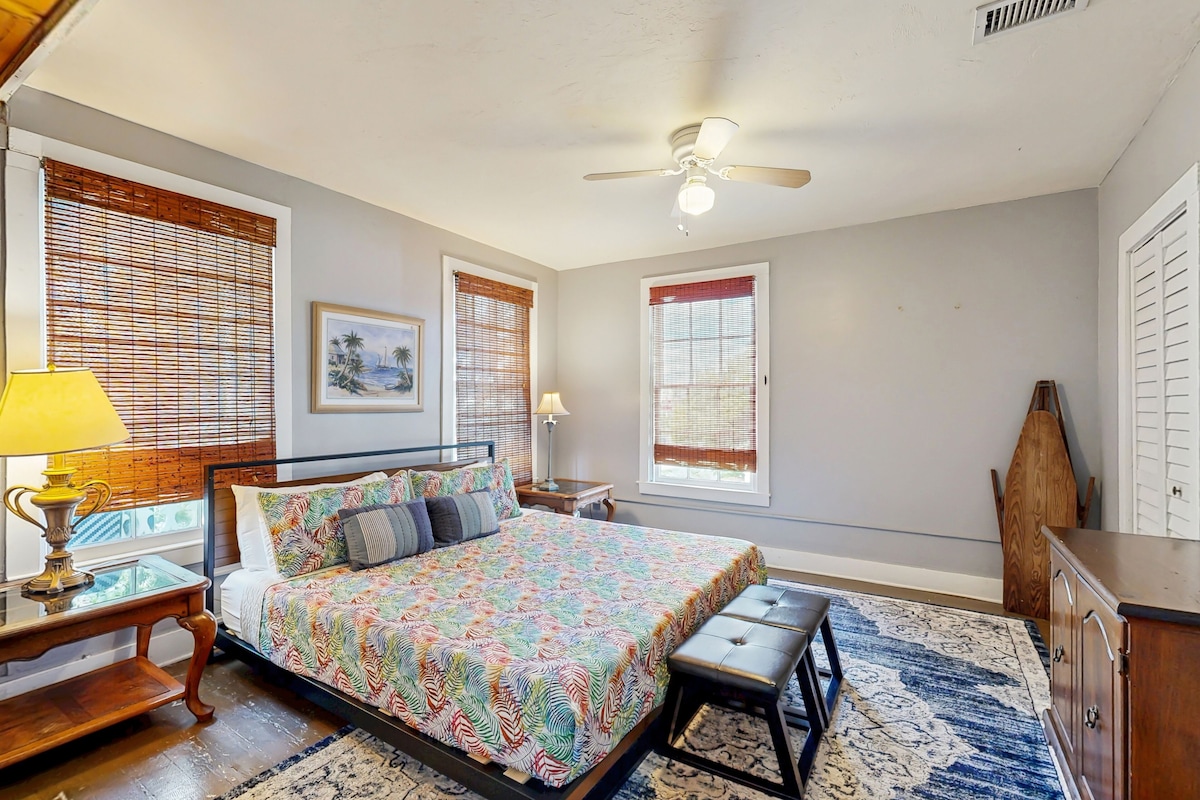 Photo 12 of Charming, historic home with balcony, enclosed yard, A/C - near downtown & beach