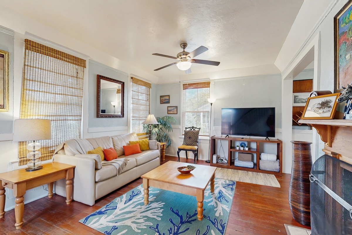 Photo 2 of Charming, historic home with balcony, enclosed yard, A/C - near downtown & beach