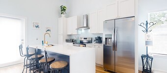 Inviting, newly built, dog-friendly home with patio, central AC & great location