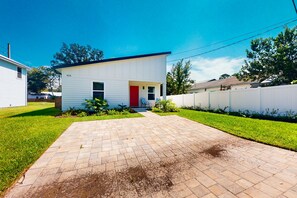 Exterior - Inviting, newly built, dog-friendly home with patio, central AC & great location (St. Augustine)