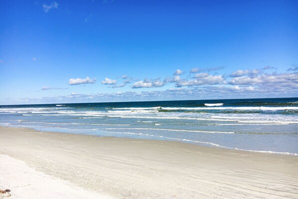 On the beach