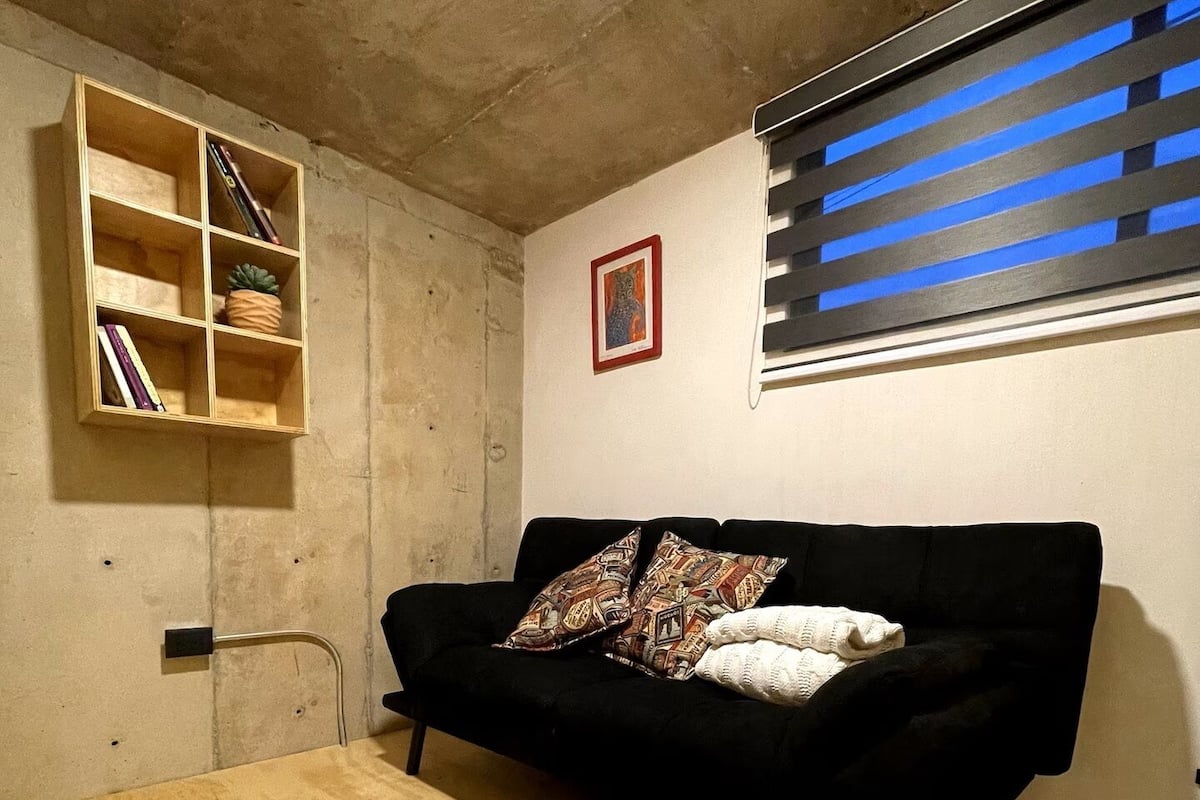 Duplex - 1 dubbelsÀng med bÀddsoffa | Vardagsrum