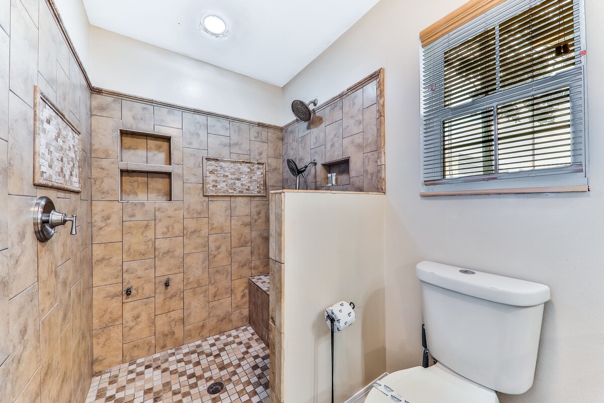 Photo 15 of Ideally located getaway w/ tiki bar, outdoor seating, & brick grill - dogs OK
